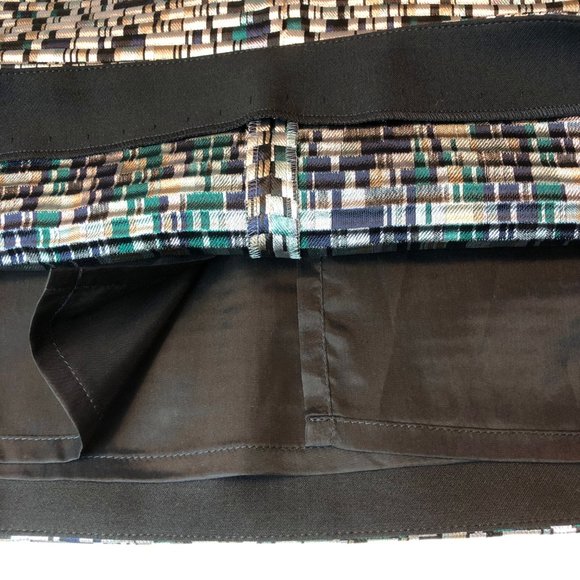 BOSS HUGO BOSS "Votina" jacquard silk blend skirt -SZ 4 - Picture 11 of 16